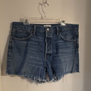 Agolde Classic Blue Jean Shorts Parker LONG 32